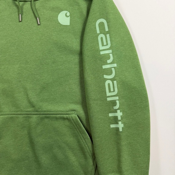 Carhartt Women’s 3X Relaxed Fit Hoodie – Green, Workwear Fleece Outdoor Campcore - Picture 10 of 11